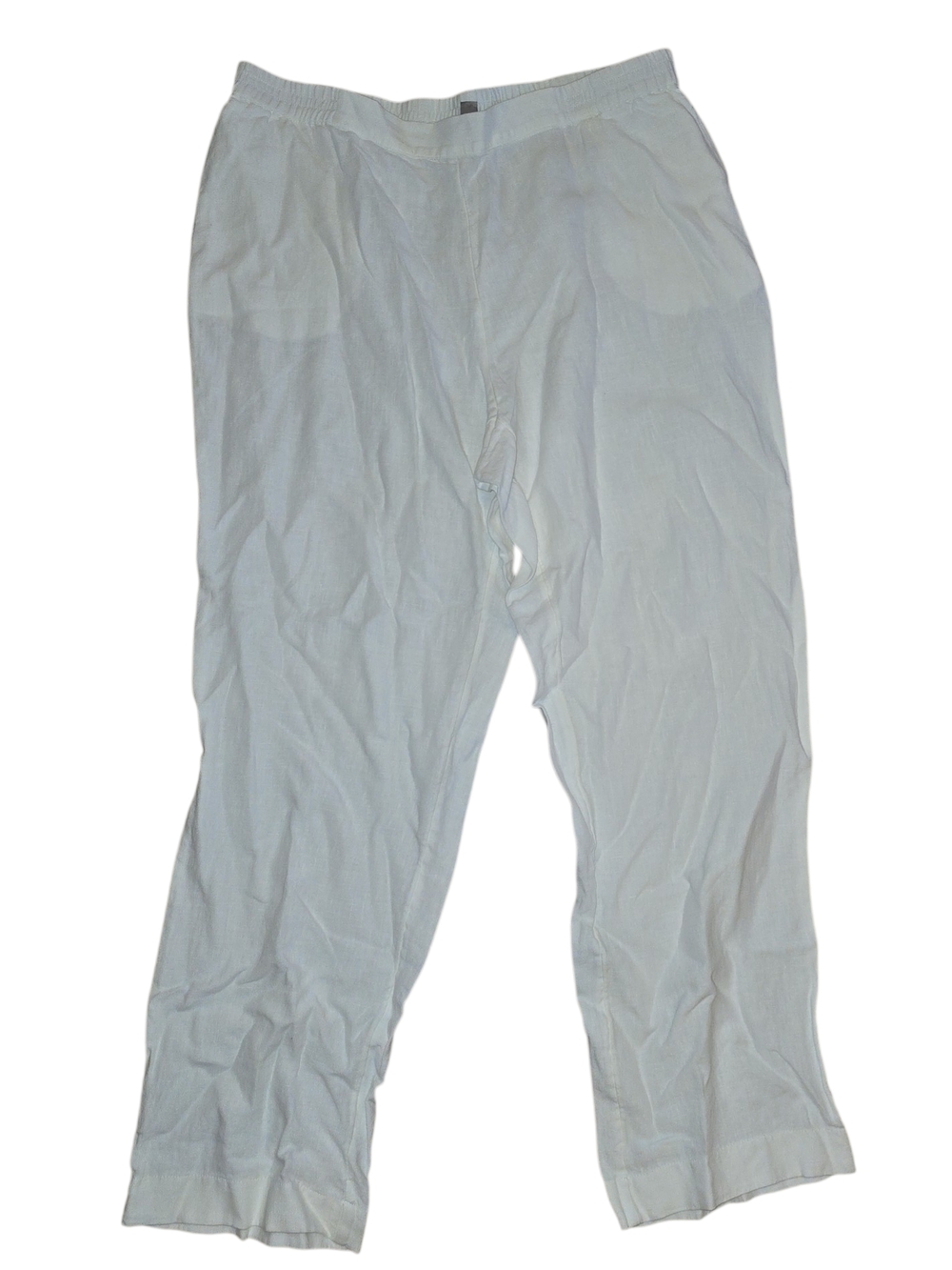 J. Jill White Women's Cotton Jogger Pants